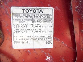 2010 TOYOTA COROLLA LE RED 1.8L AT Z18341